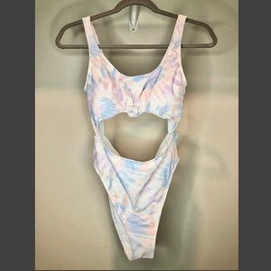 Hollister One-Piece Tie Dye Swimsuit - New